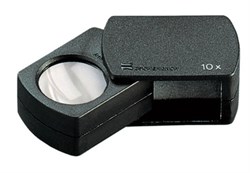 Лупа техническая складная апланатическая folding magnifiers, диаметр 23 мм, 10.0х ESH-110910 - фото 6250
