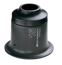 Лупа техническая каменная двойная Stone magnifier, диаметр 13 мм, 15.0х ESH-1130 - фото 6255