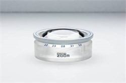 Лупа настольная светопольная менисковая асферическая с зумом menas ZOOM, диаметр 65 мм, 2.2х-3.4х - фото 6279