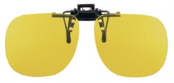 Насадка на очки со светофильтрами на клипсе Cut-off filter clip-ons, 450 нм, светопропускание 85%, категория 0, подходят для водителей - фото 6350