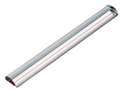 Лупа линейка настольная светопольная плосковыпуклая с красной направляющей линией, 250 х 35 мм, 1:1.8 - фото 6385