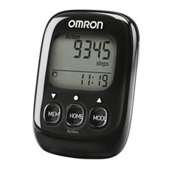 Шагомер OMRON Walking Style IV (HJ-325-EB) черный OMR-045 - фото 6763