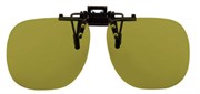 Насадка на очки с поляризационными светофильтрами на клипсе Cut-off filter clip-ons, 450 нм, светопропускание 34%, категория 2, подходят для водителей ESH-1662450P