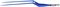 Биполярный пинцет байонетный конусный антипригарный CLEANTips, длина 230 мм, 6 х 1 мм, "евростандарт",  ЕМ267-1СЕ - фото 7997